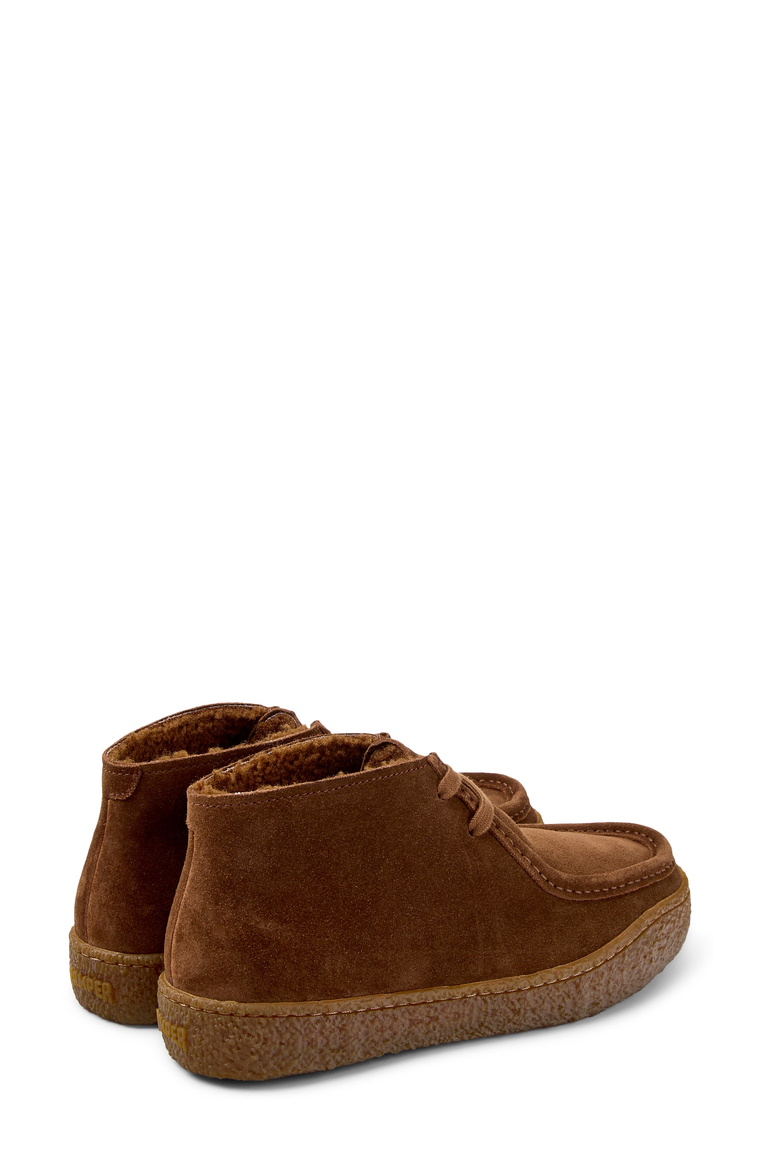 Peu Terreno Leather Wallabee Boot, Alternate, color, MEDIUM BROWN