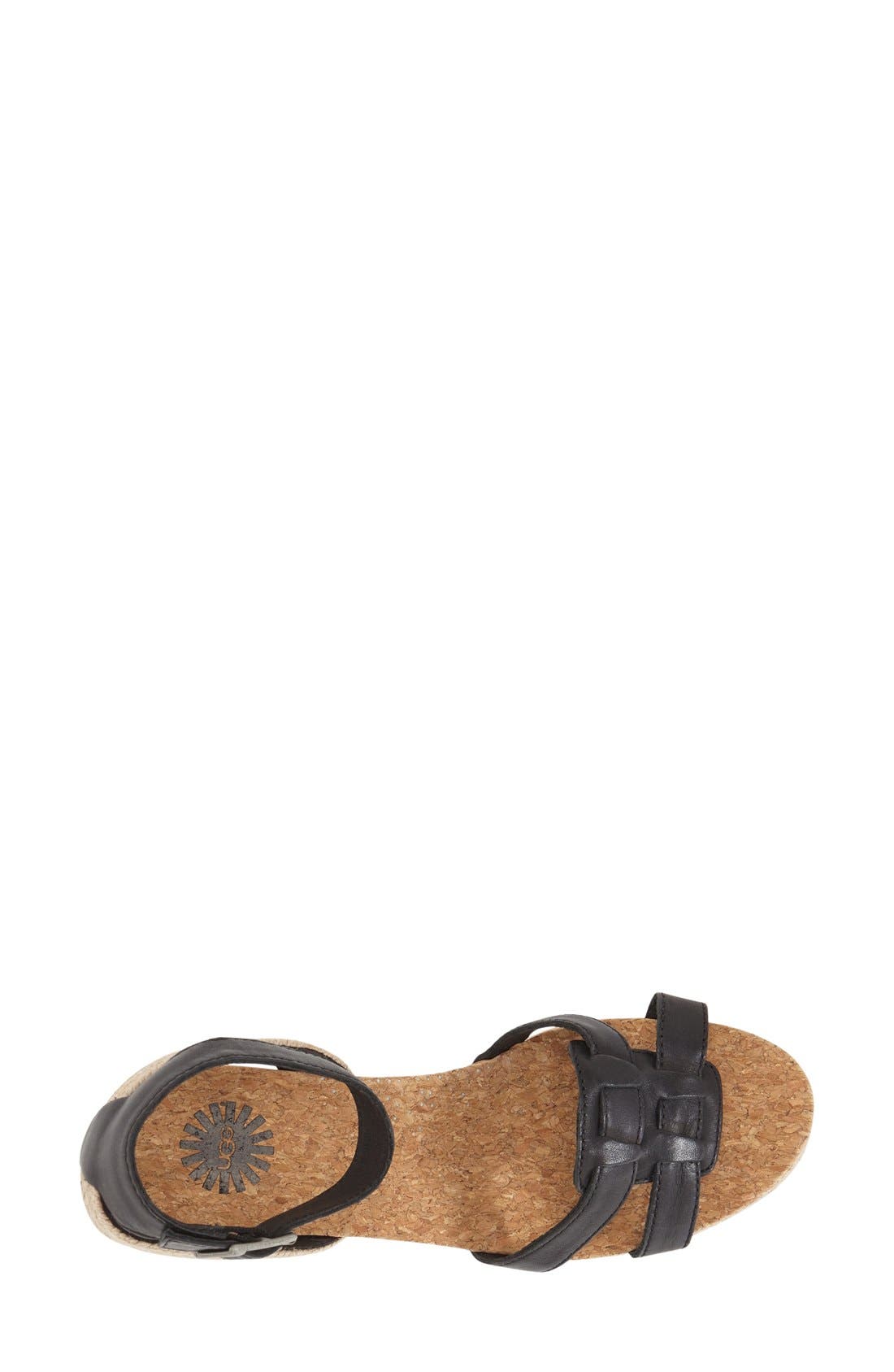 UGG<sup>®</sup> 'Maysie' Espadrille Sandal, Alternate, color, 