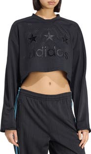 adidas Originals Mesh Cropped Hockey Jersey