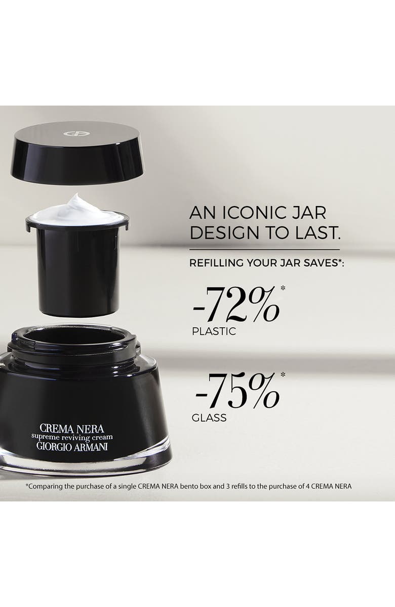 ARMANI beauty Crema Nera Supreme Reviving Anti-Aging Face Cream Refill, Alternate, color, 