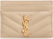Saint Laurent Cassandre Matelassé Leather Card Case