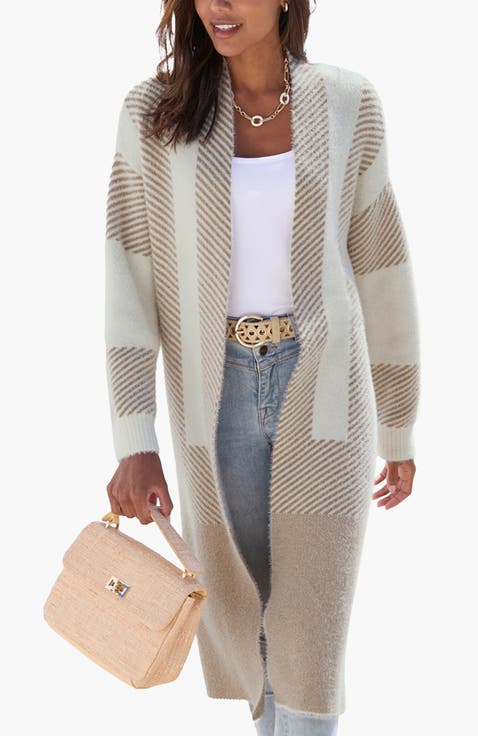Color Block Stripe Cardigan