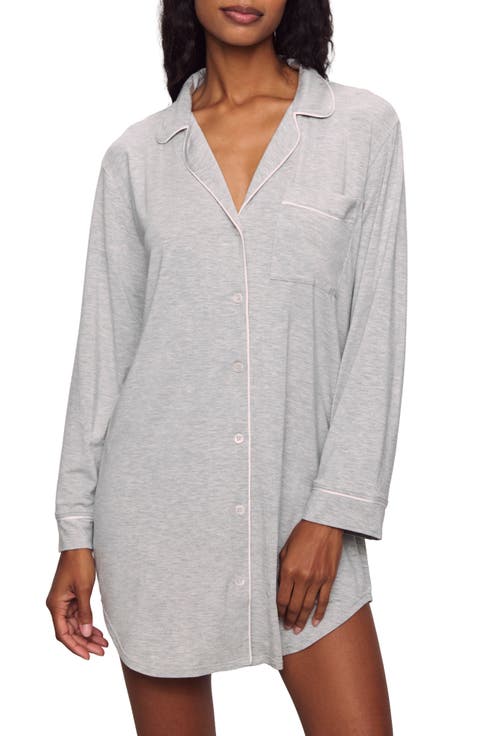 Gisele Jersey Knit Sleep Shirt
