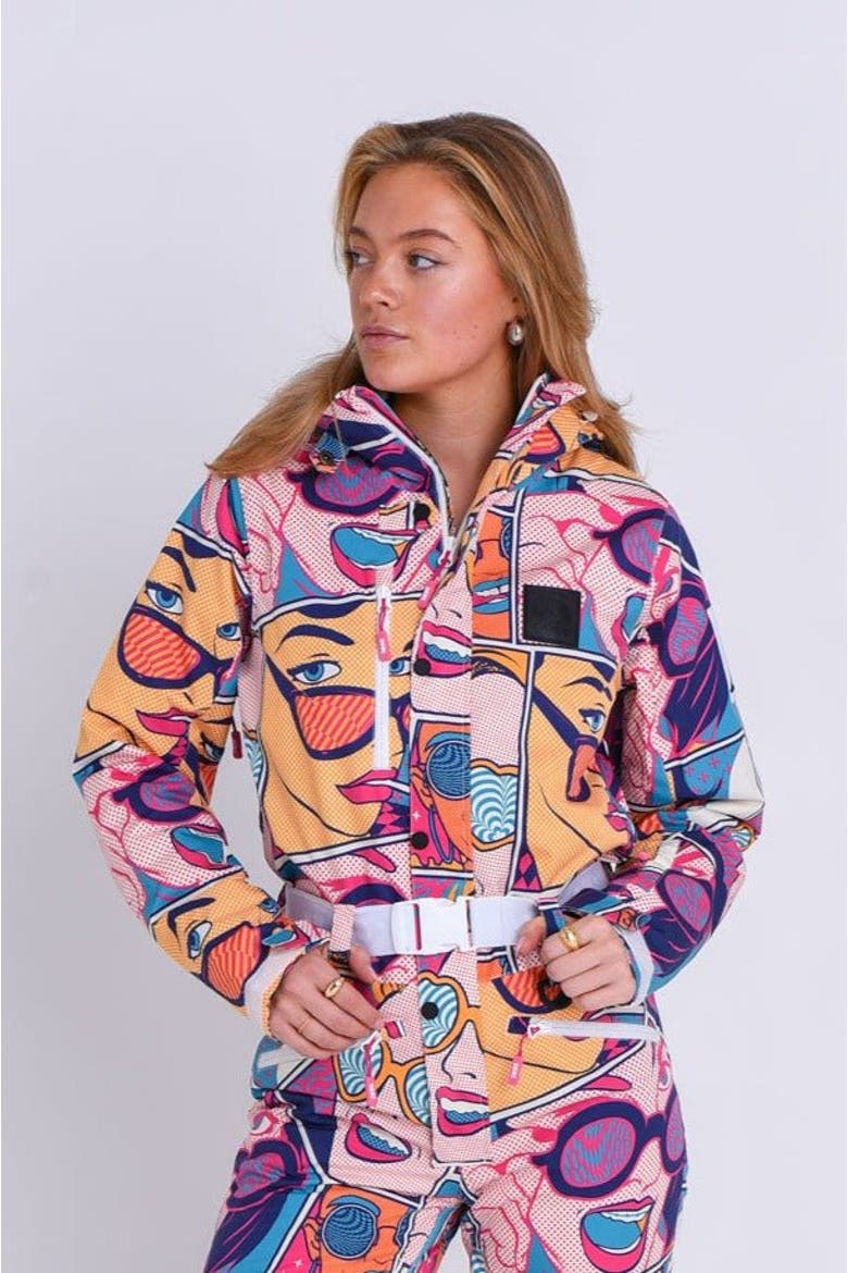 Comic Book Candy Ski Suit - Women's, Alternate, color, multi-colour