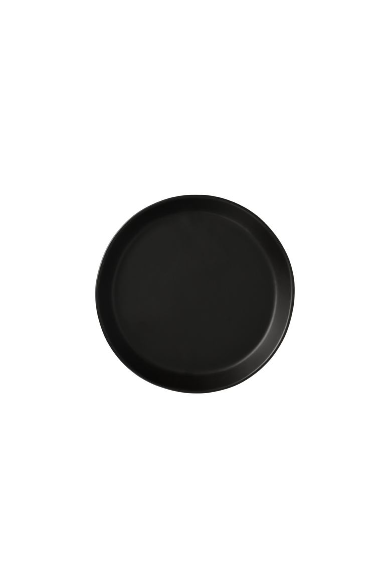 Skali Coupe Dinnerware Set, Alternate, color, Matte Black 5 Piece