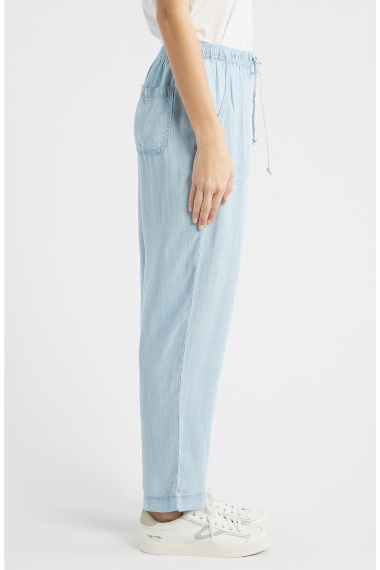 Ronni Chambray Pants, Alternate, color, BLEACH WASH