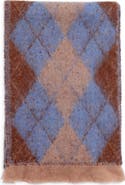 Petit Moments Apres Diamond Check Scarf