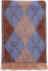 Petit Moments Apres Diamond Check Scarf