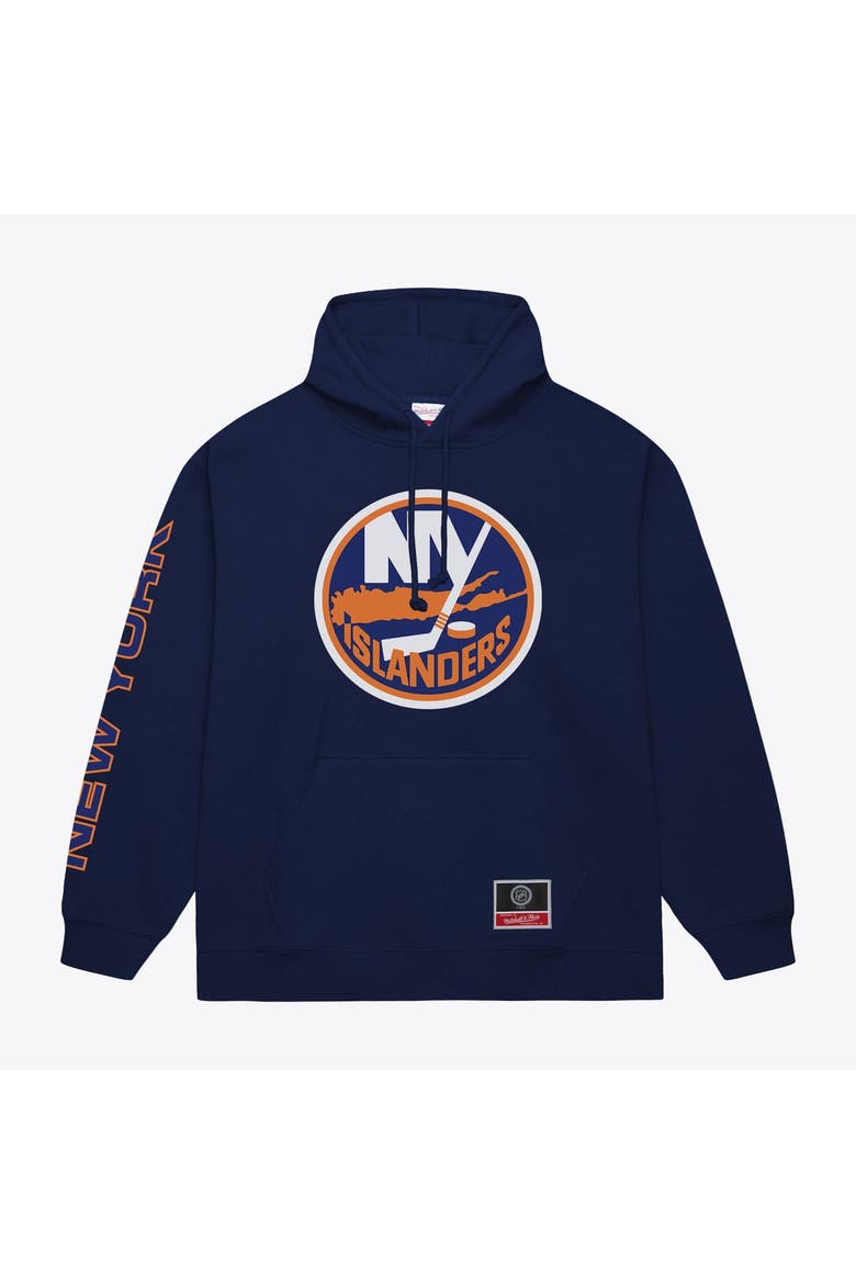 Men's Mitchell & Ness Navy New York Islanders Team Up Hoodie, Main, color, Navy