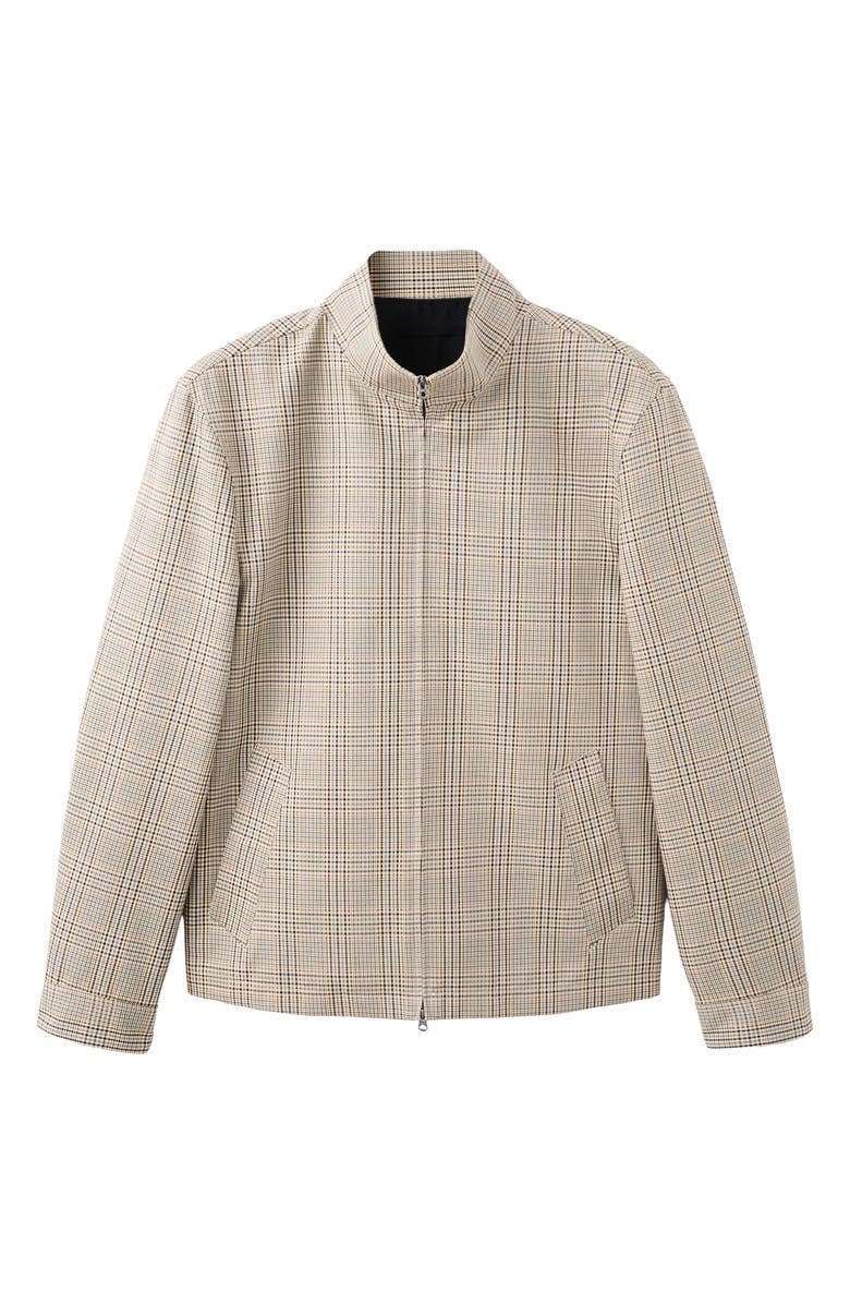 MANGO Prince of Whales Jacket, Alternate, color, Grey