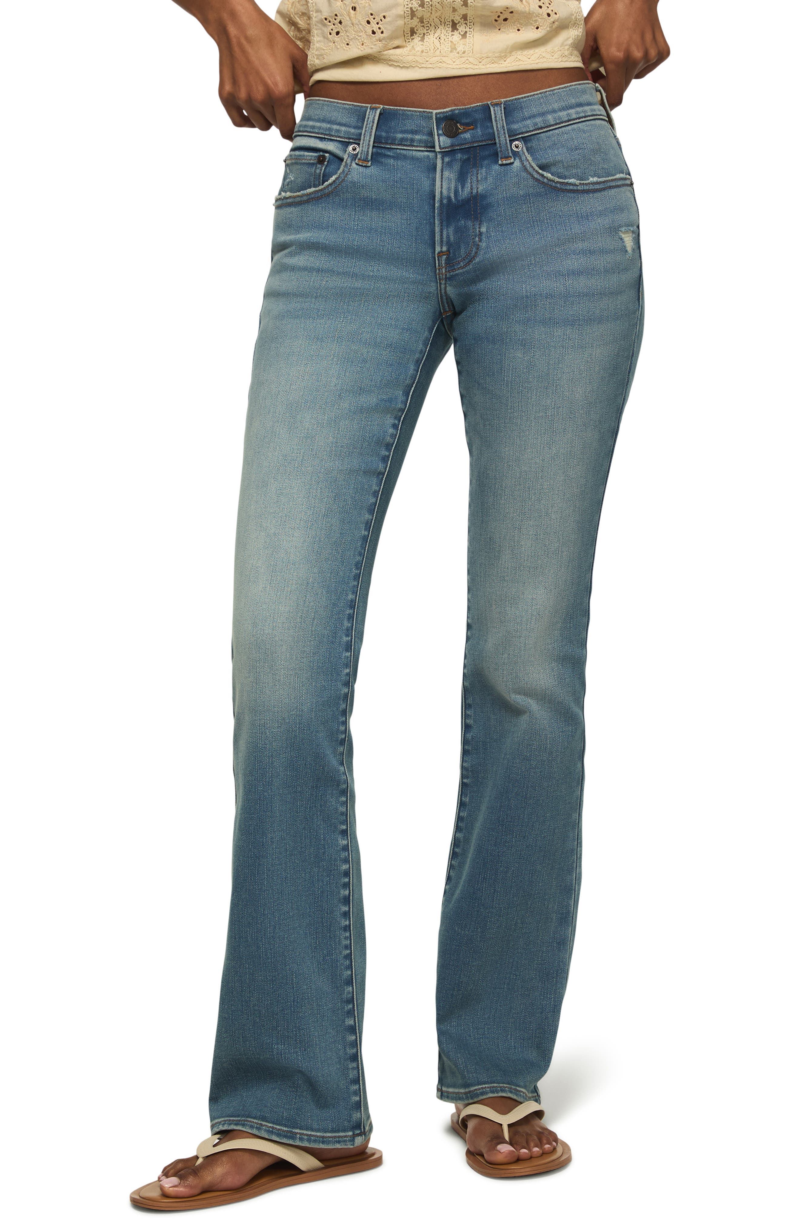 Sweet Mid Rise Bootcut Jeans