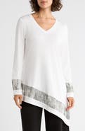 PATRIZIA LUCA Asymmetric V-Neck Tunic