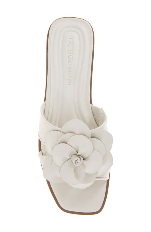 Bcbg Mazey Slide Sandal In Stone
