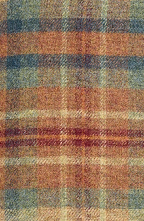 Johnstons Of Elgin Plaid Wool Throw Blanket In Multi