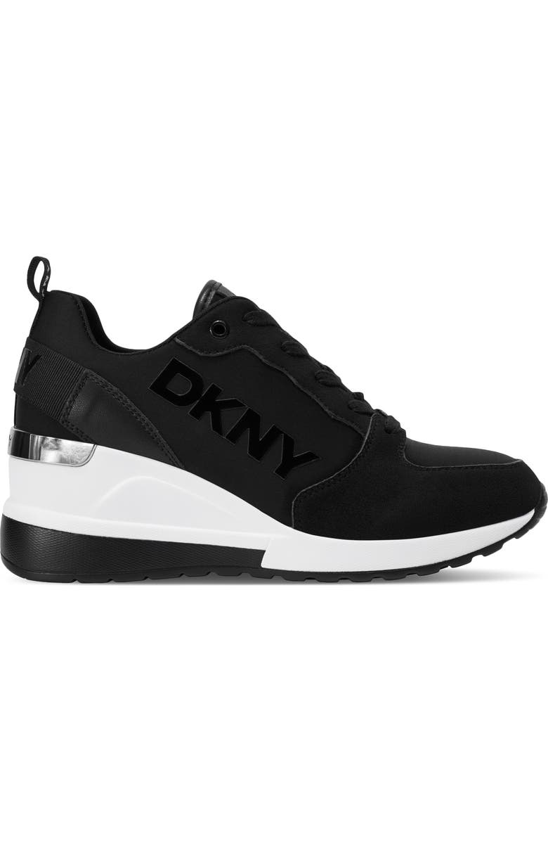 DKNY Cait Wedge Sneaker, Alternate, color,