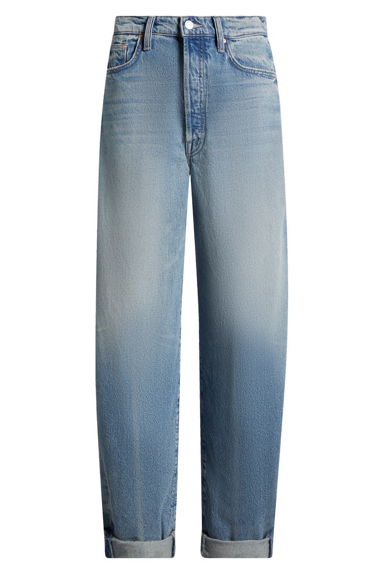 The Fangirl Skimp Cuff Barrel Leg Jeans, Alternate, color, BLINDED BY THE LIGHT