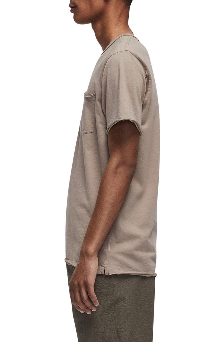 rag & bone Miles Organic Cotton Pocket T-Shirt, Alternate, color, Taupe