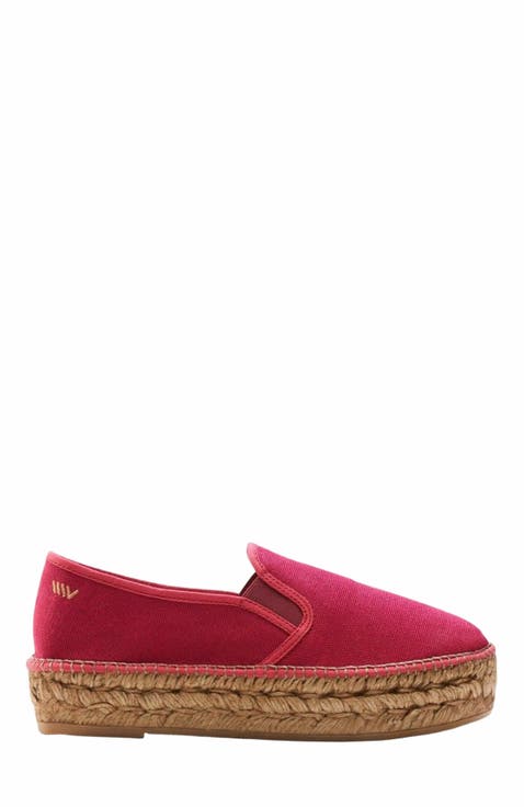 Castell Canvas Espadrille Platforms
