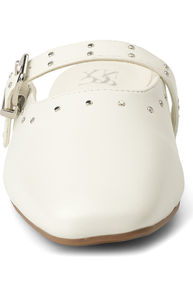 NEW YORK AND COMPANY Lyanna Mary Jane Mule, Alternate, color, White