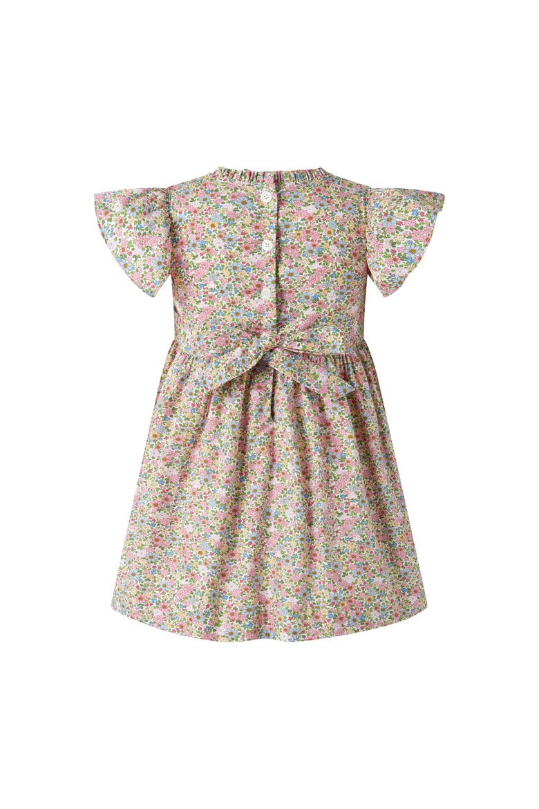 Floral Ruched Dress, Alternate, color, Pink