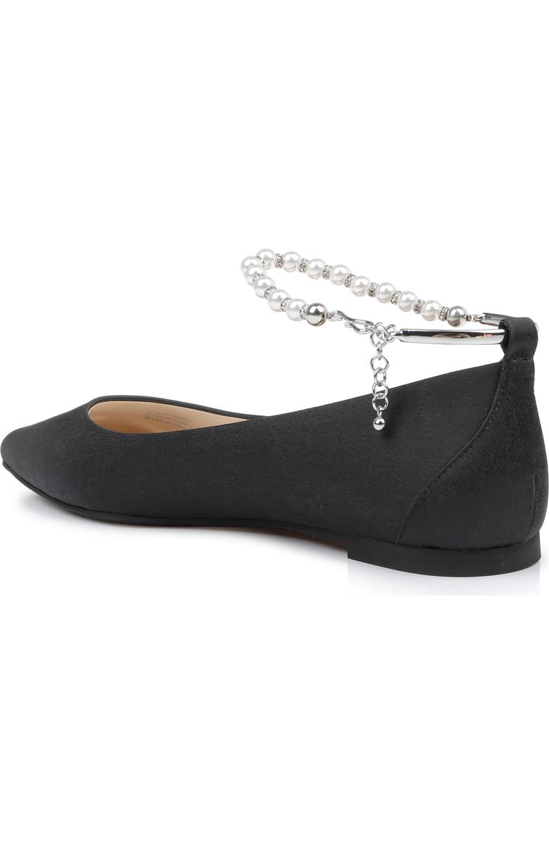 Badgley Mischka Collection London Ankle Strap Flat, Alternate, color,