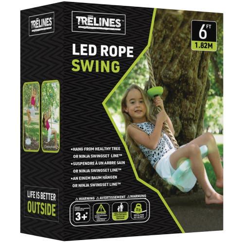Trelines Led Climbing Rope Swing 6Ft, Kids 5+ in Multicolored  product