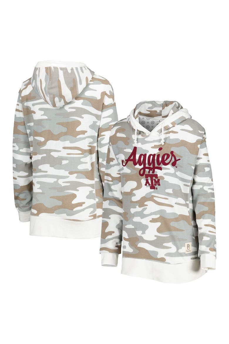 Women's Pressbox Camo Texas A&M Aggies San Pablo Pullover Hoodie, Main, color, Camo