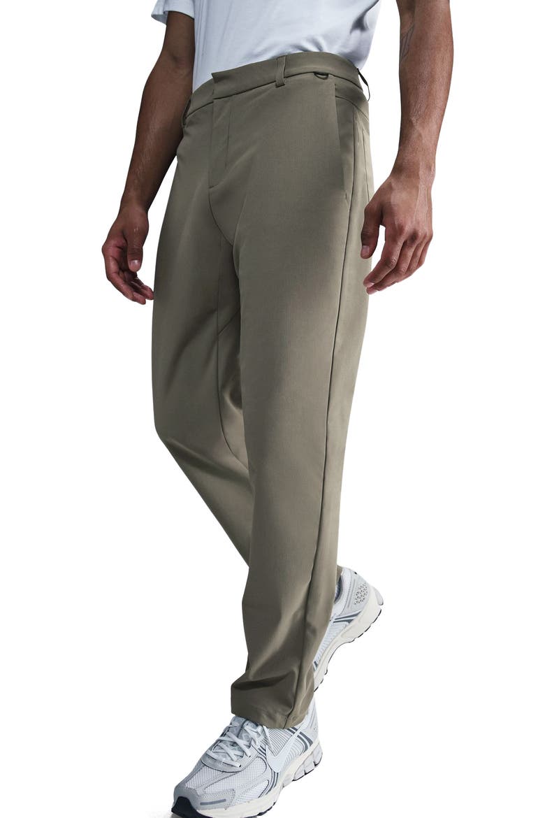 24.7 PerfectStretch Dri-FIT Regular Fit Flat Front Pants, Main, color, 320 LTARMY/STLGRN