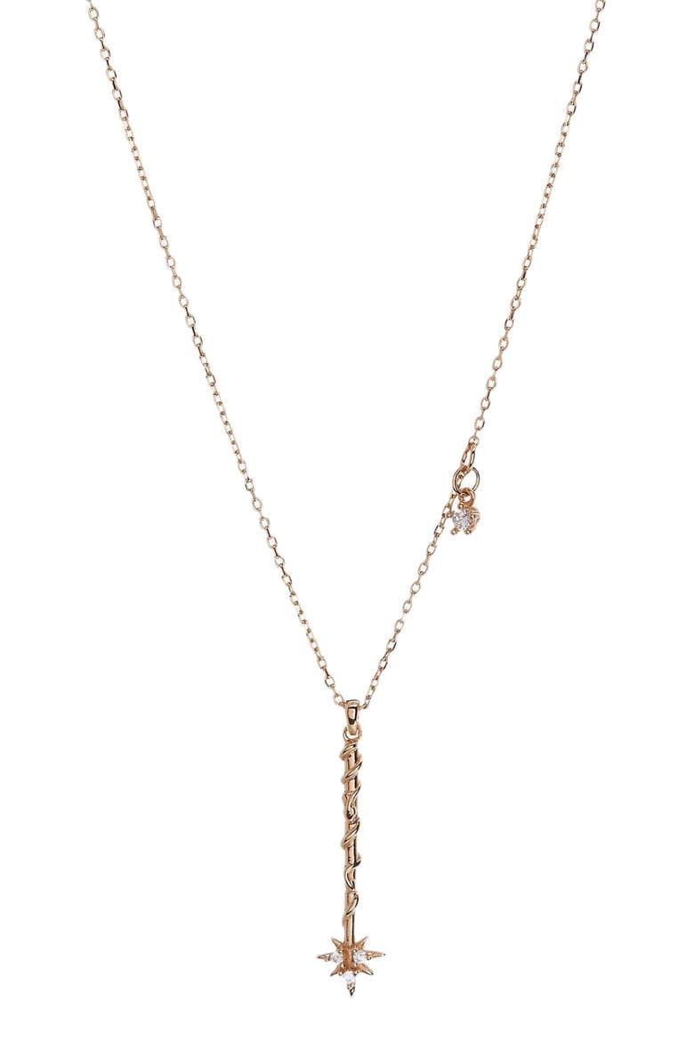 Harry Potter™ Hermione Wand  Necklace, Main, color, Gold