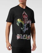 PHILIPP PLEIN T-Shirt Round Neck Chrome Men