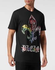 PHILIPP PLEIN T-Shirt Round Neck Chrome Men
