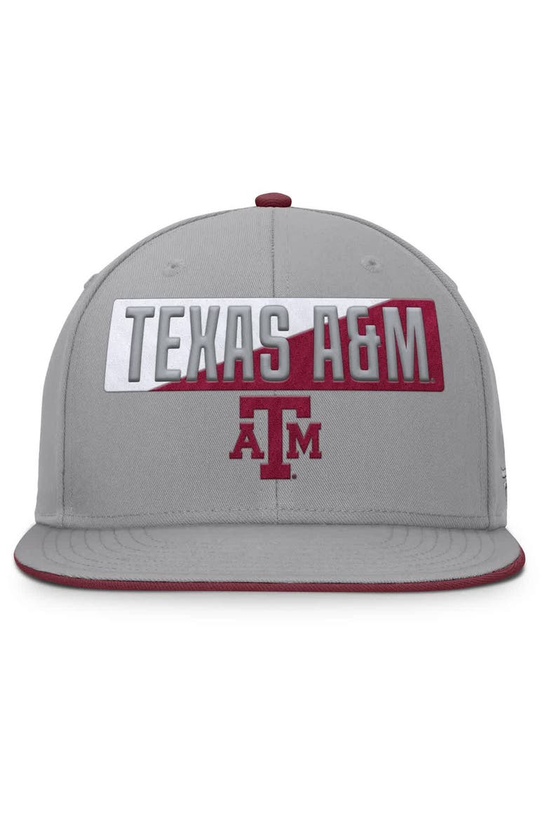 Men's Fanatics Gray Texas A&M Aggies Duo Snapback Hat, Alternate, color, Gray