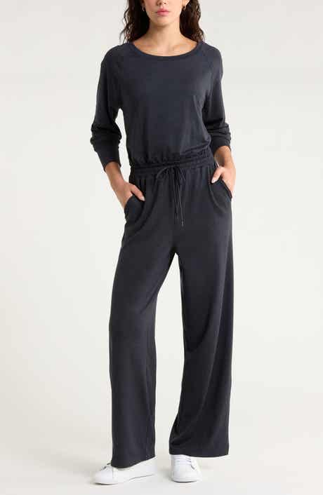 Zella Restore Soft Cozy Long Sleeve Jumpsuit