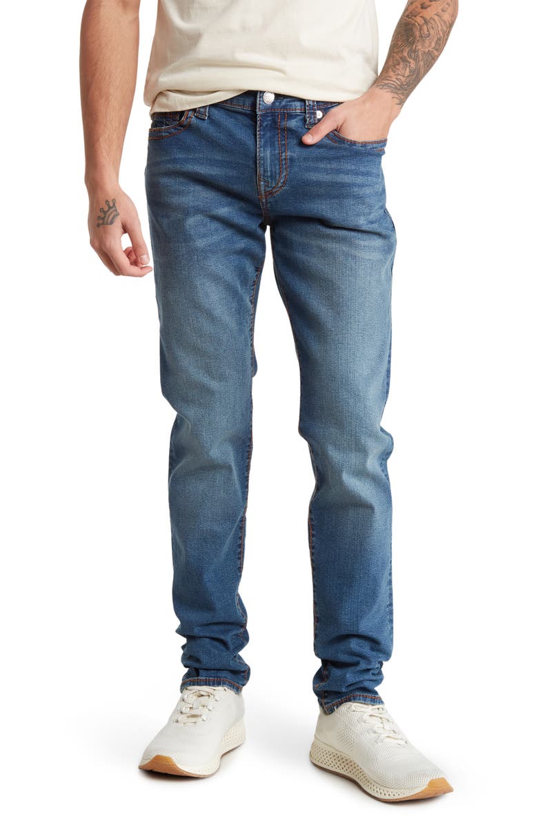 True Religion Brand Jeans Rocco Big T Skinny Jeans, Main, color, 