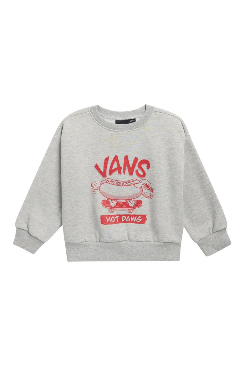 Kids' Hot Dawg Logo Graphic Sweatshirt, Main, color, CEMENT HEATHER
