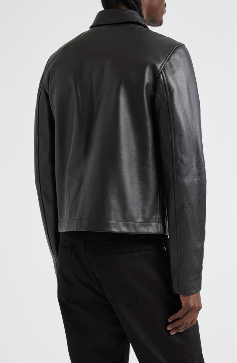 JKEEFER Ian Leather Jacket, Alternate, color, Black