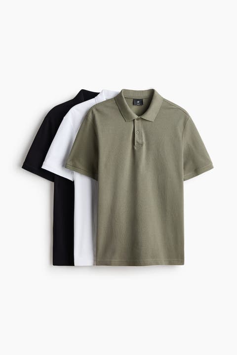 3-pack Regular Fit Polo Shirts