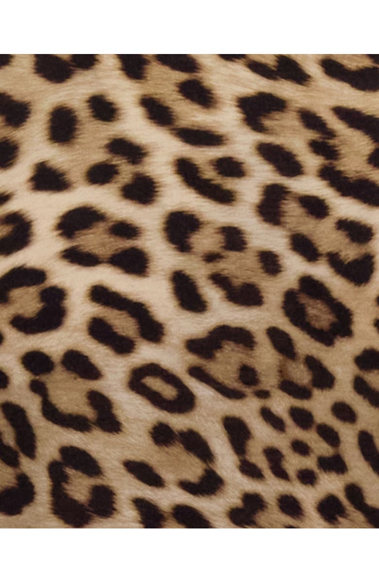 Lords of Harlech Leopard Mens Wool Vneck Tee, Alternate, color, Leopard Brown