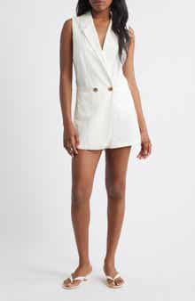 BLANKNYC Cotton & Linen Romper