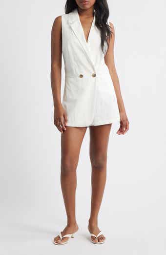 BLANKNYC Cotton & Linen Romper