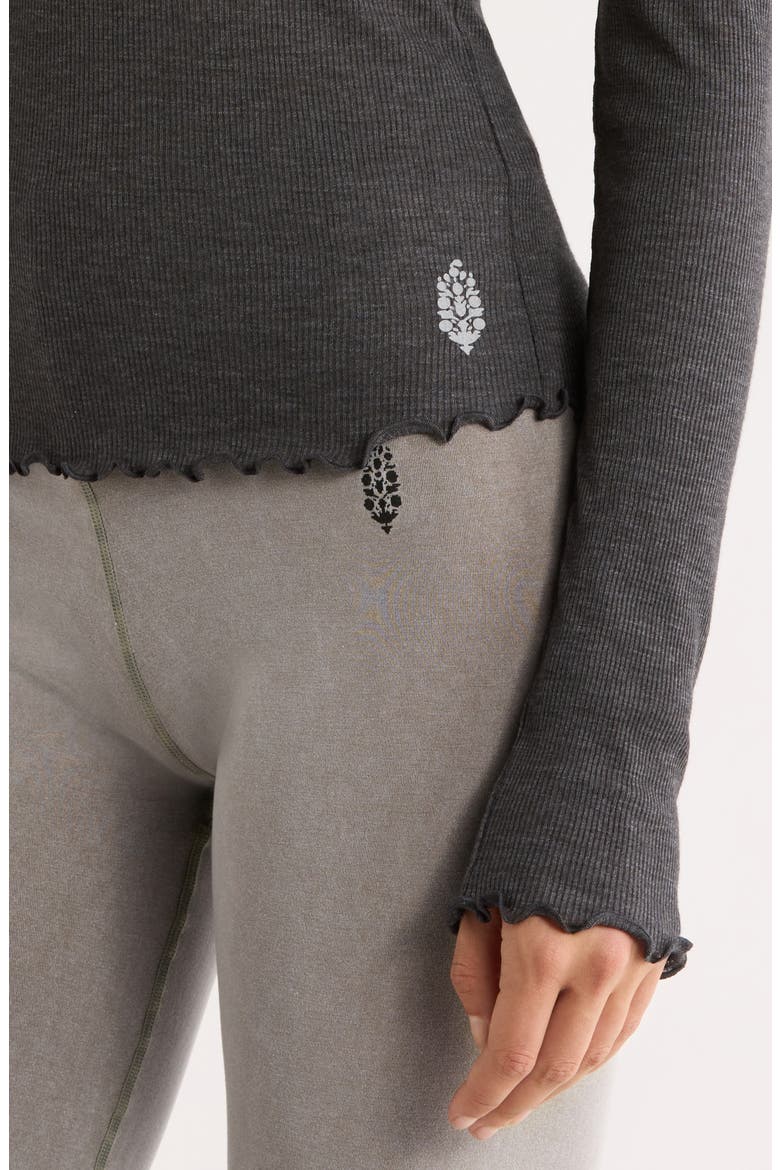 FP Movement Breathe Easy Cotton Blend Hoodie, Alternate, color, WASHED BLACK