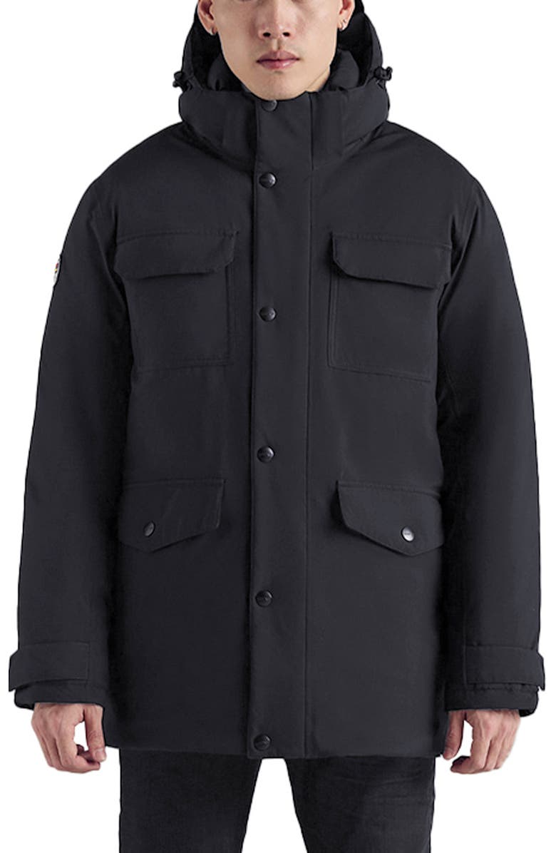 Triple F.A.T. Goose Hodgson Men's Down Parka, Main, color, Black