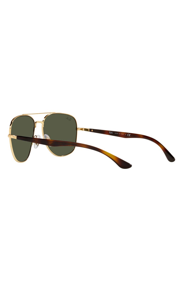 Ray-Ban 59mm Square Sunglasses, Alternate, color, Gold Flash