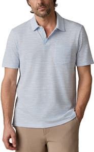 Faherty Breeze Striped Polo