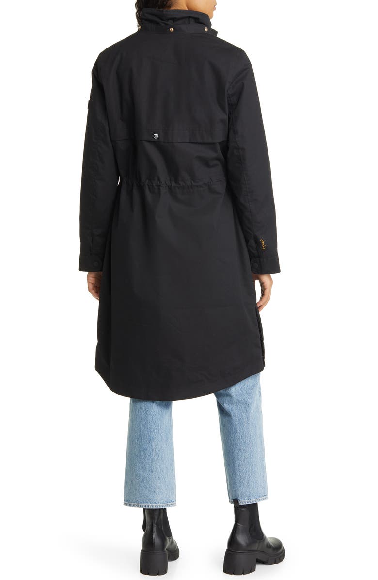 Joules Women's Loxley Cozy Long Waterproof Raincoat, Alternate, color, 