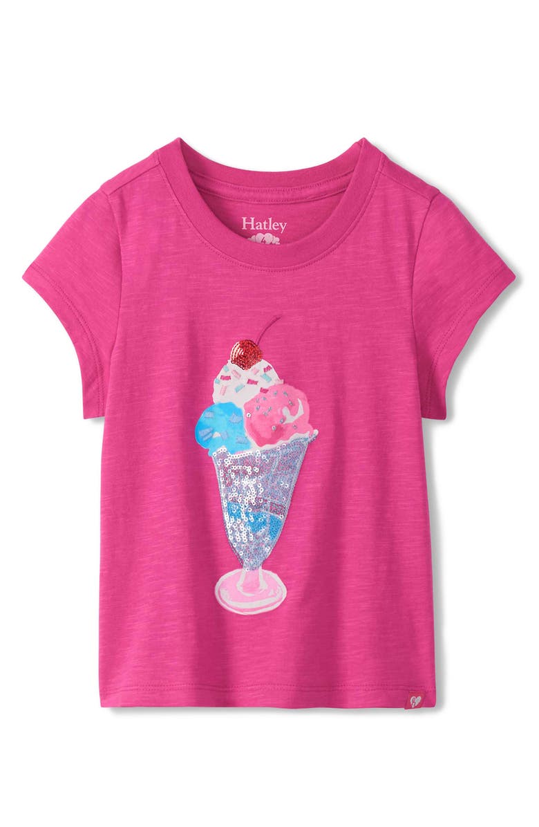 Hatley Kids' Sundae Cotton Graphic T-Shirt, Main, color, 