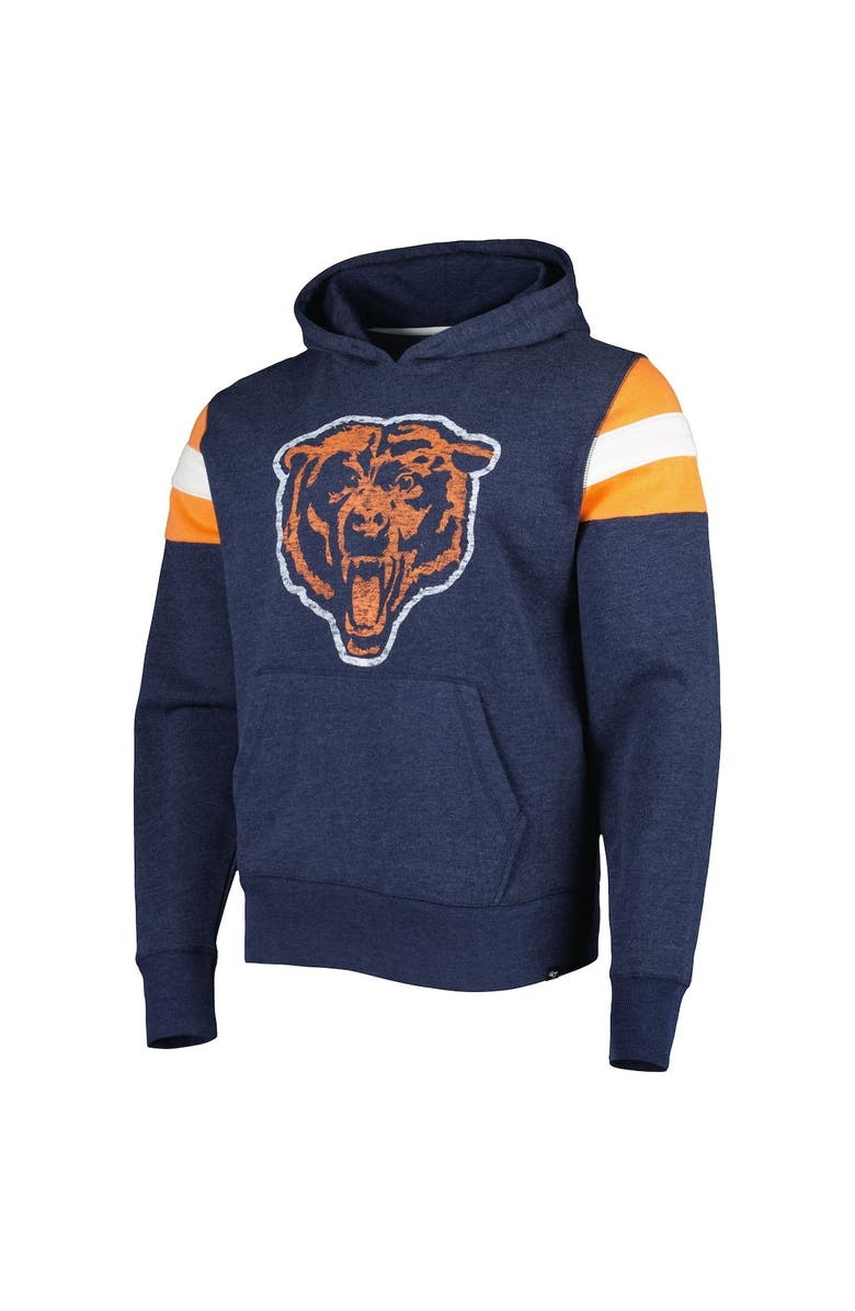 '47 Men's '47 Navy Chicago Bears Legacy Premier Nico Pullover Hoodie, Alternate, color, Heather Navy