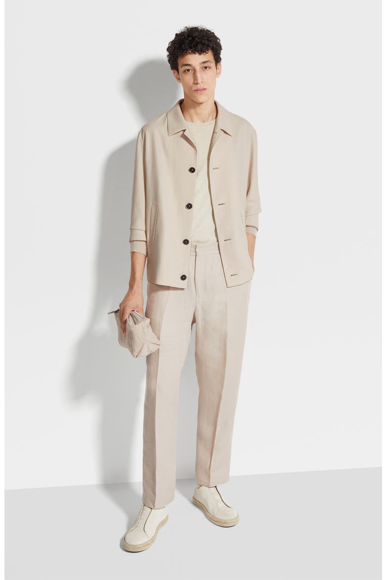 Oasi Linen Chore Jacket, Alternate, color, IUTA
