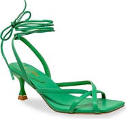CHASE AND CHLOE Itaty Ankle Wrap Sandal