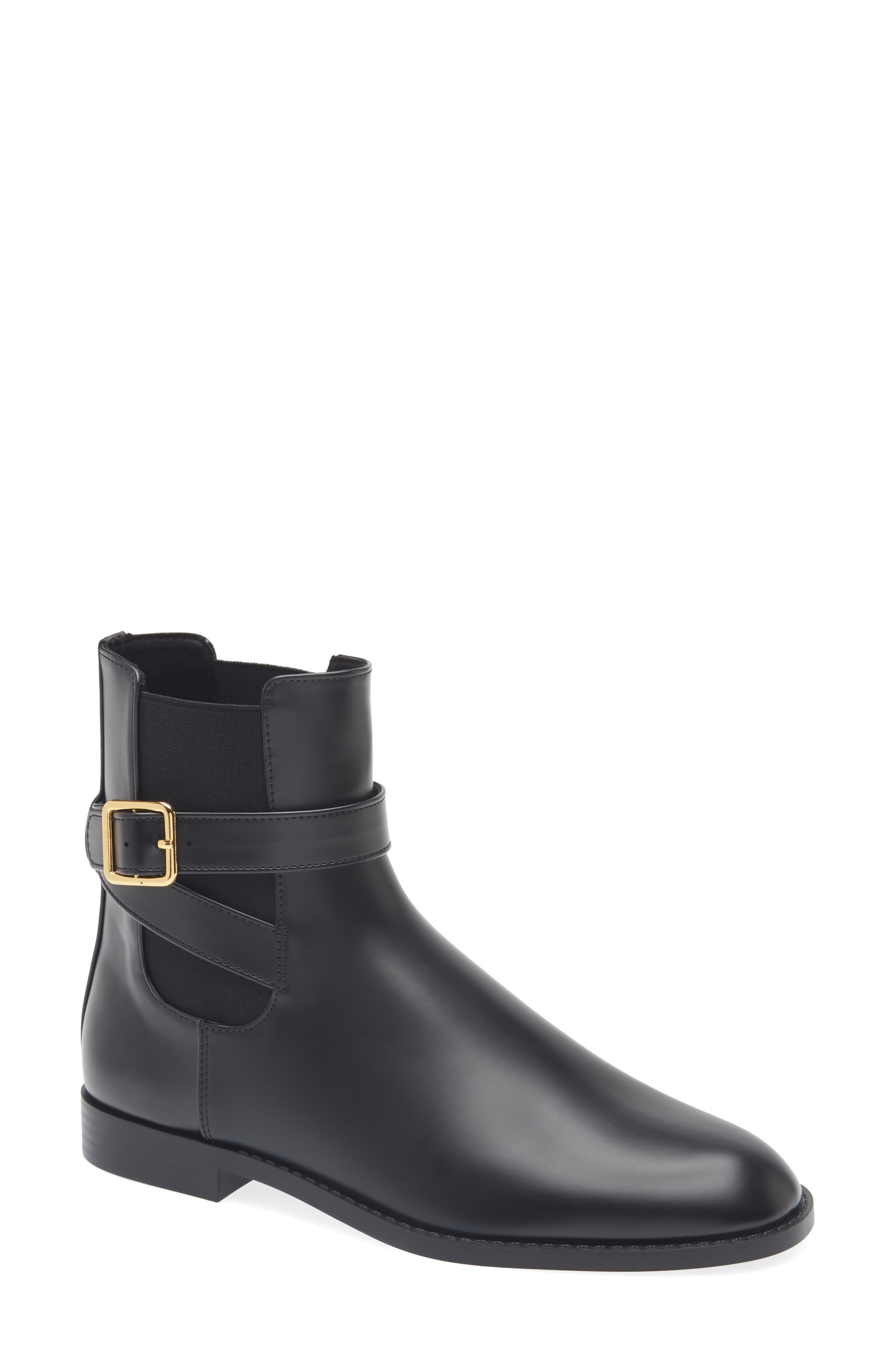 MANGO Piero Chelsea Boot, Main, color, Black